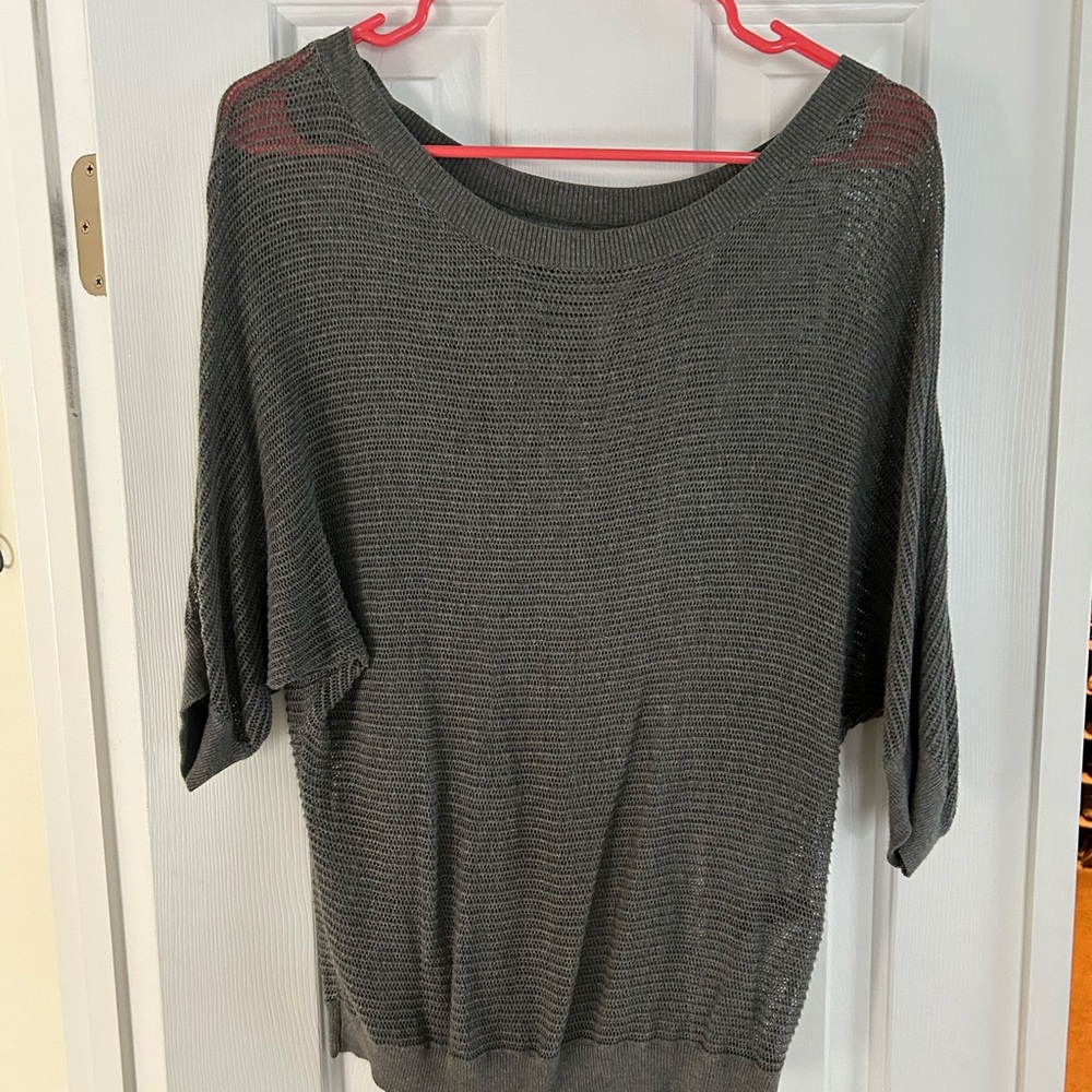 Express Charcoal Women's Crew Neck Sweater
